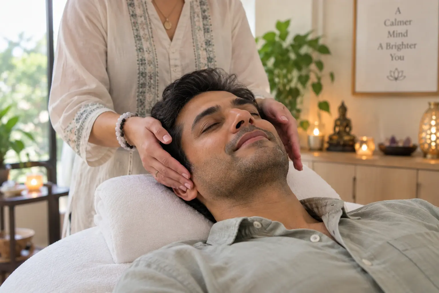Healing session and wellness support